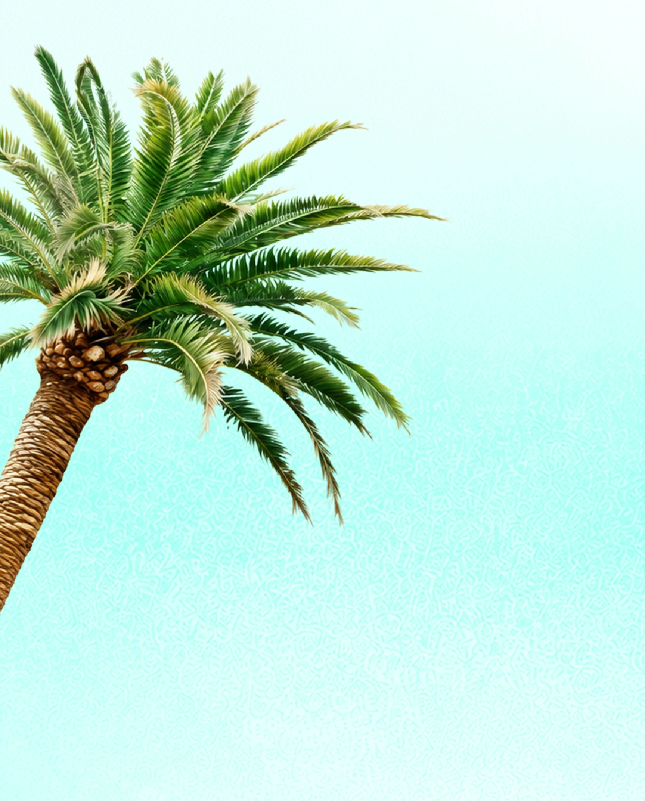 Palm tree on gradient — digital marketing agency in Makkah, onesolute