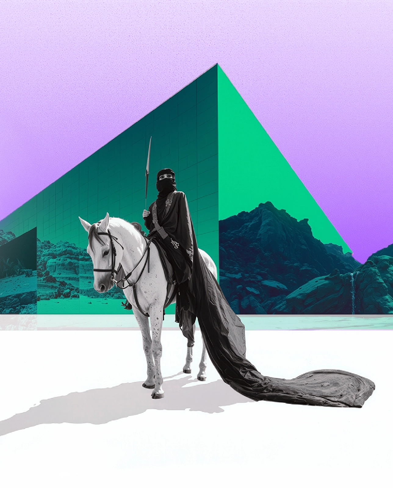 Riyadh skyline artwork — digital marketing agency in Riyadh, onesolute