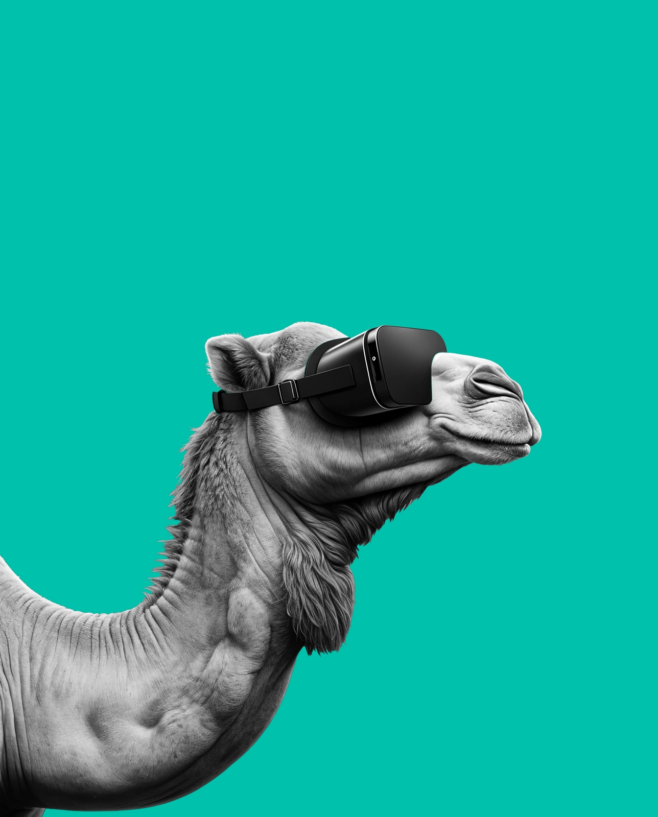 Camel wearing a VR headset — ten marketing mistakes Saudi businesses make, onesolute
